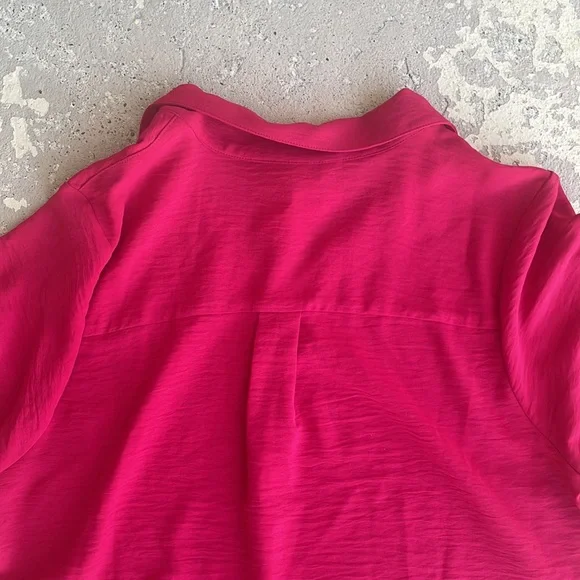 NWT CJ Banks size X 14W red blouse. - Picture 11 of 15